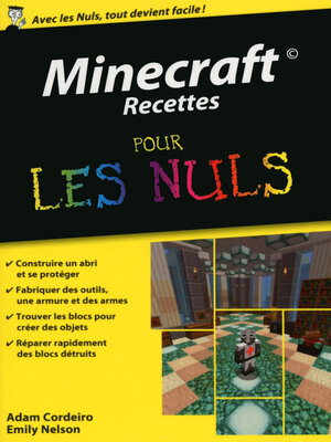 cover image of Minecraft Recettes Poche Pour les Nuls